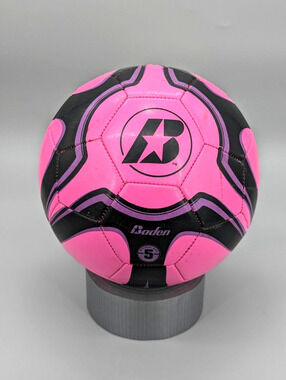 Baden 2014 Premium Soccer Ball Official Size 5 Pink Purple & Black